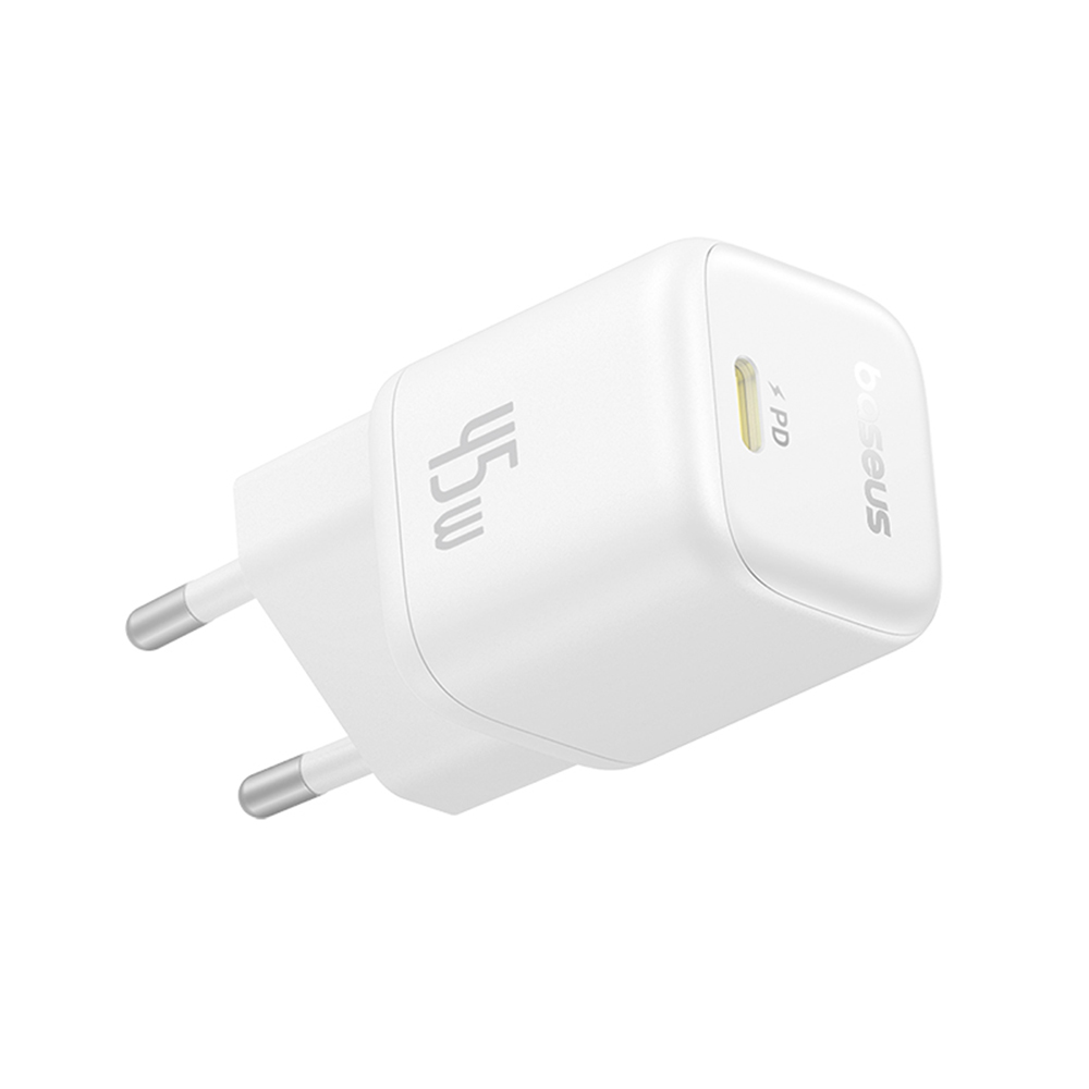 Зарядно устройство 220V BASEUS 45W, USB-C, PicoGo GaN (P10176800213-00) Зарядно устройство 220V BASEUS 45W, USB-C, PicoGo GaN (P10176800213-00)