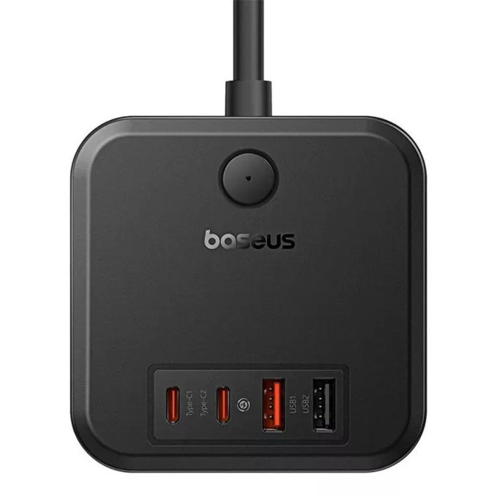 Разклонител и Зарядно устройство 220V BASEUS 30W PowerCombo Cube - (E00066400117-00), 3xAC Sockets + 2XUSB + 2XUSB-C Разклонител и Зарядно устройство 220V BASEUS 30W PowerCombo Cube - (E00066400117-00), 3xAC Sockets + 2XUSB + 2XUSB-C