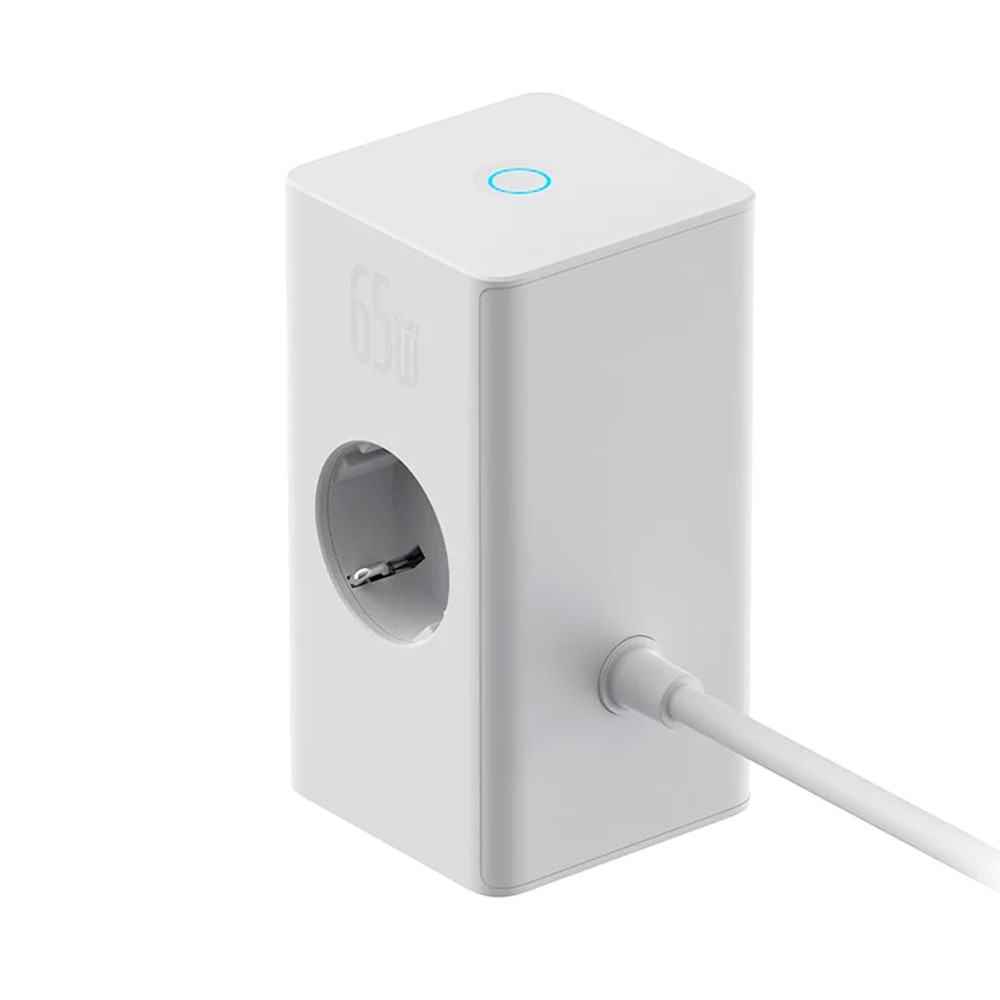 Разклонител / Зарядна станция 220V BASEUS 65W, 2xAC+USB-A+USB-C+Type-C, PowerCombo Digital PowerStrip (PSLR000602) Разклонител / Зарядна станция 220V BASEUS 65W, 2xAC+USB-A+USB-C+Type-C, PowerCombo Digital PowerStrip (PSLR000602)