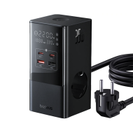 Разклонител и Зарядно устройство 220V BASEUS 35W PowerCombo Tower - (E00023606113-00), 4000W, 3xAC Sockets + 2XUSB + 2XUSB-C(PD) Разклонител и Зарядно устройство 220V BASEUS 35W PowerCombo Tower - (E00023606113-00), 4000W, 3xAC Sockets + 2XUSB + 2XUSB-C(PD)