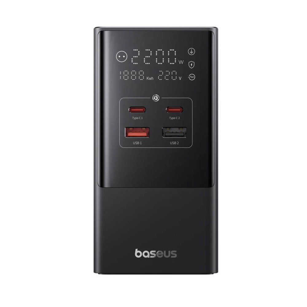 Разклонител и Зарядно устройство 220V BASEUS 35W PowerCombo Tower - (E00023606113-00), 4000W, 3xAC Sockets + 2XUSB + 2XUSB-C(PD) Разклонител и Зарядно устройство 220V BASEUS 35W PowerCombo Tower - (E00023606113-00), 4000W, 3xAC Sockets + 2XUSB + 2XUSB-C(PD)