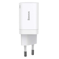Зарядно устройство 220V BASEUS 30W, USB-A, USB-C, Super Si Pro (CCSUPP-E02) Зарядно устройство 220V BASEUS 30W, USB-A, USB-C, Super Si Pro (CCSUPP-E02)