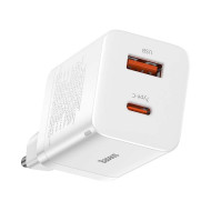 Зарядно устройство 220V BASEUS 30W, USB-A, USB-C, Super Si Pro (CCSUPP-E02) Зарядно устройство 220V BASEUS 30W, USB-A, USB-C, Super Si Pro (CCSUPP-E02)