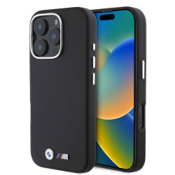 Калъф BMW BMHCP16L23PUFWKEV M PU Kevlar Metal Logo за Apple iPhone 16 Pro Калъф BMW BMHCP16L23PUFWKEV M PU Kevlar Metal Logo за Apple iPhone 16 Pro