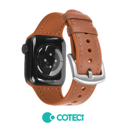 Силиконова каишка за смарт часовник Apple iWatch Series SE2 44мм - Leather + Silicone Strap W51 Силиконова каишка за смарт часовник Apple iWatch Series SE2 44мм - Leather + Silicone Strap W51