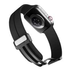 Магнитна силиконова каишка за смарт часовник Apple iWatch Series 3 42мм - Magnetic Bracket Silicone Strap W108 Магнитна силиконова каишка за смарт часовник Apple iWatch Series 3 42мм - Magnetic Bracket Silicone Strap W108