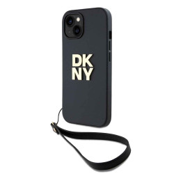 Калъф DKNY PU Leather Stack Logo Wrist Strap Beige за Apple iPhone 14 - DKHCP14SPBSWSK  Калъф DKNY PU Leather Stack Logo Wrist Strap Beige за Apple iPhone 14 - DKHCP14SPBSWSK