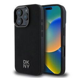 Калъф DKNY PU Leather Stack Logo Magsafe Black DKHMP16XPSMCSLK за Apple iPhone 16 Pro Max Калъф DKNY PU Leather Stack Logo Magsafe Black DKHMP16XPSMCSLK за Apple iPhone 16 Pro Max