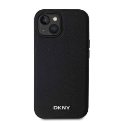 Калъф DKNY PU Leather Silver Metal Logo Magsafe DKHMP14SPGHLMK за Apple iPhone 14  Калъф DKNY PU Leather Silver Metal Logo Magsafe DKHMP14SPGHLMK за Apple iPhone 14