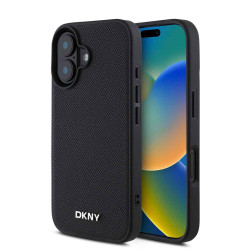Калъф DKNY PU Leather Silver Metal Logo Magsafe DKHMP16MPGHLMK за Apple iPhone 16 Plus Калъф DKNY PU Leather Silver Metal Logo Magsafe DKHMP16MPGHLMK за Apple iPhone 16 Plus
