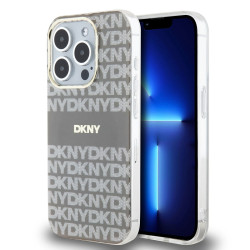 Калъф DKNY PC/TPU Repeat Pattern Tonal Stripe Magsafe Beige DKHMP13LHRHSEE за Apple iPhone 13 Pro  Калъф DKNY PC/TPU Repeat Pattern Tonal Stripe Magsafe Beige DKHMP13LHRHSEE за Apple iPhone 13 Pro