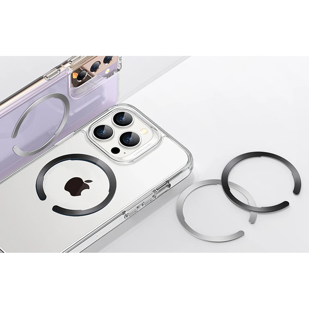 Комплект от 2 пръстена ESR - HaloLock Ring MagSafe - черен + сребрист Комплект от 2 пръстена ESR - HaloLock Ring MagSafe - черен + сребрист