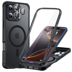 Калъф ESR Armor Tough със стойка 360° за Apple iPhone 16 Pro Max, MagSafe, черен мат Калъф ESR Armor Tough със стойка 360° за Apple iPhone 16 Pro Max, MagSafe, черен мат