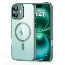 Калъф ESR Classic Hybrid за Apple iPhone 16, MagSafe , зелен Калъф ESR Classic Hybrid за Apple iPhone 16, MagSafe , зелен