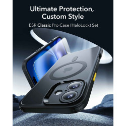 Калъф ESR + стъкло SET Classic Pro за Apple iPhone 16, MagSafe, зелен мат Калъф ESR + стъкло SET Classic Pro за Apple iPhone 16, MagSafe, зелен мат