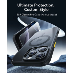 Калъф ESR + стъкло SET Classic Pro за Apple iPhone 16 Pro Max, MagSafe, зелен мат Калъф ESR + стъкло SET Classic Pro за Apple iPhone 16 Pro Max, MagSafe, зелен мат