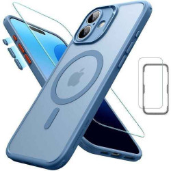Калъф ESR + стъкло SET Classic Pro за Apple iPhone 16, MagSafe, син мат Калъф ESR + стъкло SET Classic Pro за Apple iPhone 16, MagSafe, син мат