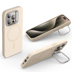 Калъф ESR Cloud Soft за Apple iPhone 15 Pro Max със стойка, MagSafe Калъф ESR Cloud Soft за Apple iPhone 15 Pro Max със стойка, MagSafe