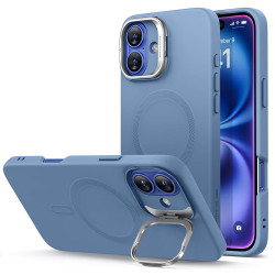 Калъф ESR Cloud Soft за Apple iPhone 16 със стойка, MagSafe, син Калъф ESR Cloud Soft за Apple iPhone 16 със стойка, MagSafe, син