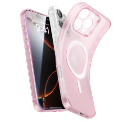 Калъф ESR Zero Clear за Apple iPhone 16 Pro Max, MagSafe, розов мат Калъф ESR Zero Clear за Apple iPhone 16 Pro Max, MagSafe, розов мат