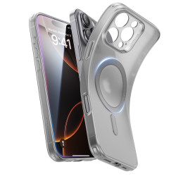 Калъф ESR Zero Clear за Apple iPhone 16 Pro Max, MagSafe, сив мат Калъф ESR Zero Clear за Apple iPhone 16 Pro Max, MagSafe, сив мат