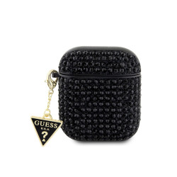 Калъф GUESS за AirPods 1 - Rhinestones Triangle Metal Logo Калъф GUESS за AirPods 1 - Rhinestones Triangle Metal Logo