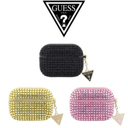 Калъф GUESS за AirPods Pro 2 - Rhinestones Triangle Metal Logo Калъф GUESS за AirPods Pro 2 - Rhinestones Triangle Metal Logo