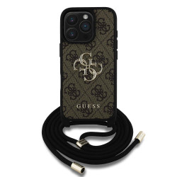 Калъф Guess GUHCP16LP4GMGCRW PU 4G Metal Logo Crossbody Strap за Apple iPhone 16 Pro Калъф Guess GUHCP16LP4GMGCRW PU 4G Metal Logo Crossbody Strap за Apple iPhone 16 Pro