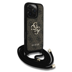Калъф Guess GUHCP16LP4GMGCRW PU 4G Metal Logo Crossbody Strap за Apple iPhone 16 Pro Калъф Guess GUHCP16LP4GMGCRW PU 4G Metal Logo Crossbody Strap за Apple iPhone 16 Pro
