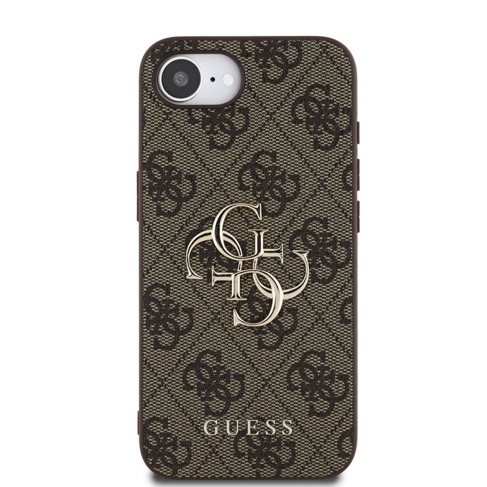 Калъф Guess GUHCPSE44GMGBR PU 4G Metal Logo Pink за Apple iPhone 16e Калъф Guess GUHCPSE44GMGBR PU 4G Metal Logo Pink за Apple iPhone 16e