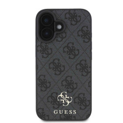 Калъф Guess PU 4G Small Metal Logo MagSafe GUHMP16SP4SM4MK за Apple iPhone 16  Калъф Guess PU 4G Small Metal Logo MagSafe GUHMP16SP4SM4MK за Apple iPhone 16