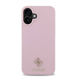 Калъф Guess PU 4G Small Metal Logo MagSafe GUHMP16MPGCSM4MP за Apple iPhone 16 Plus Калъф Guess PU 4G Small Metal Logo MagSafe GUHMP16MPGCSM4MP за Apple iPhone 16 Plus