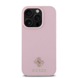 Калъф Guess PU 4G Small Metal Logo MagSafe GUHMP16LPGCSM4MP за Apple iPhone 16 Pro Калъф Guess PU 4G Small Metal Logo MagSafe GUHMP16LPGCSM4MP за Apple iPhone 16 Pro
