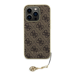 Калъф Guess GUHCP15LGF4GBR Charm Tone on Tone Brown за Apple iPhone 15 Pro Калъф Guess GUHCP15LGF4GBR Charm Tone on Tone Brown за Apple iPhone 15 Pro