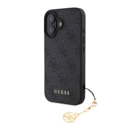 Калъф Guess GUHCP16SGF4GCK Charm Tone on Tone Pink за Apple iPhone 16 Калъф Guess GUHCP16SGF4GCK Charm Tone on Tone Pink за Apple iPhone 16