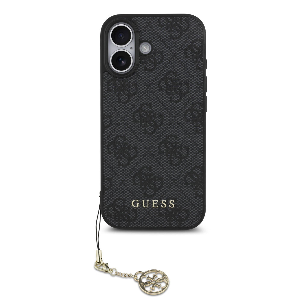 Калъф Guess GUHMP17SGF4GCK Charm Tone on Tone Grey за Apple iPhone 17 Калъф Guess GUHMP17SGF4GCK Charm Tone on Tone Grey за Apple iPhone 17