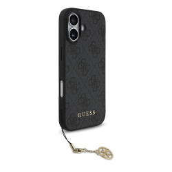 Калъф Guess GUHMP17SGF4GCK Charm Tone on Tone Grey за Apple iPhone 17 Калъф Guess GUHMP17SGF4GCK Charm Tone on Tone Grey за Apple iPhone 17