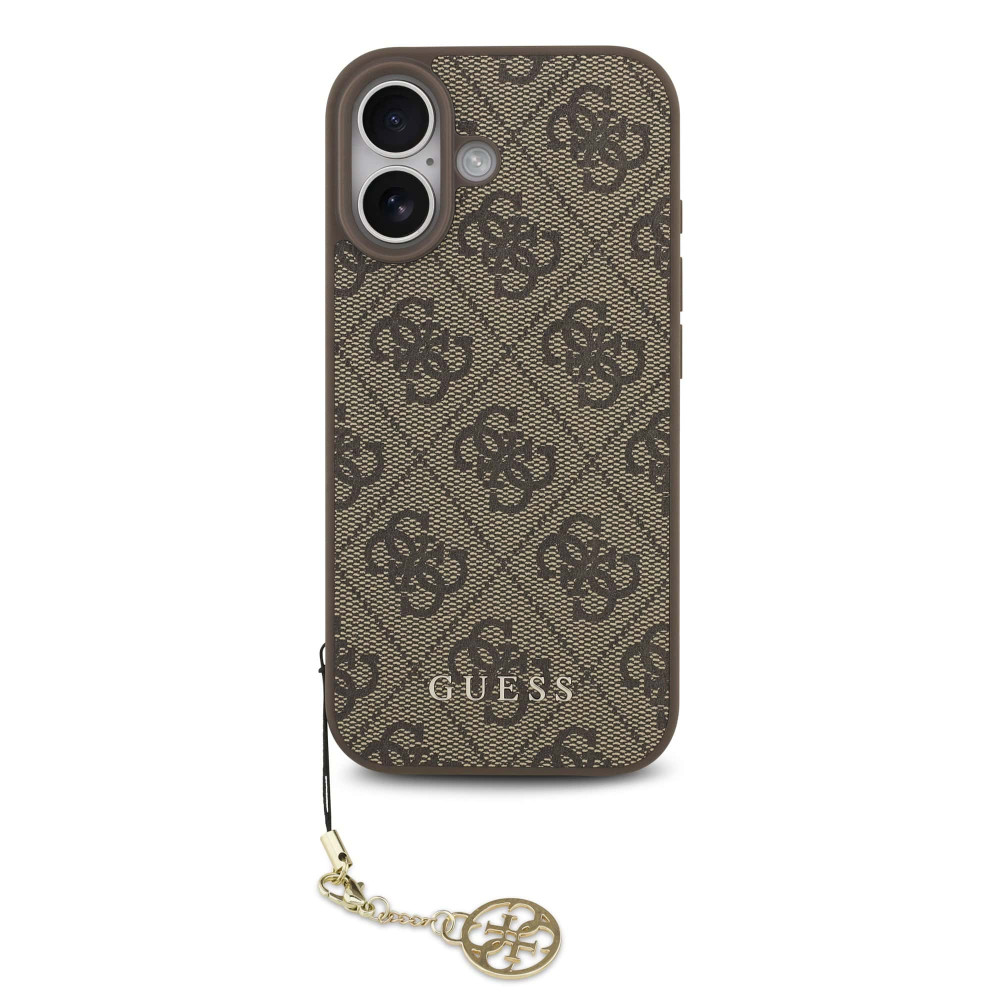 Калъф Guess GUHMP17SGF4GCW Charm Tone on Tone Brown за Apple iPhone 17 Калъф Guess GUHMP17SGF4GCW Charm Tone on Tone Brown за Apple iPhone 17