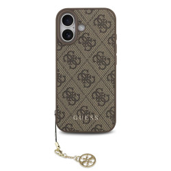 Калъф Guess GUHMP17SGF4GCW Charm Tone on Tone Brown за Apple iPhone 17 Калъф Guess GUHMP17SGF4GCW Charm Tone on Tone Brown за Apple iPhone 17
