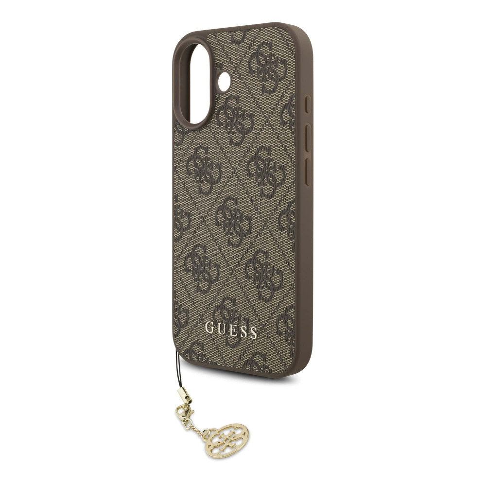 Калъф Guess GUHMP17SGF4GCW Charm Tone on Tone Brown за Apple iPhone 17 Калъф Guess GUHMP17SGF4GCW Charm Tone on Tone Brown за Apple iPhone 17
