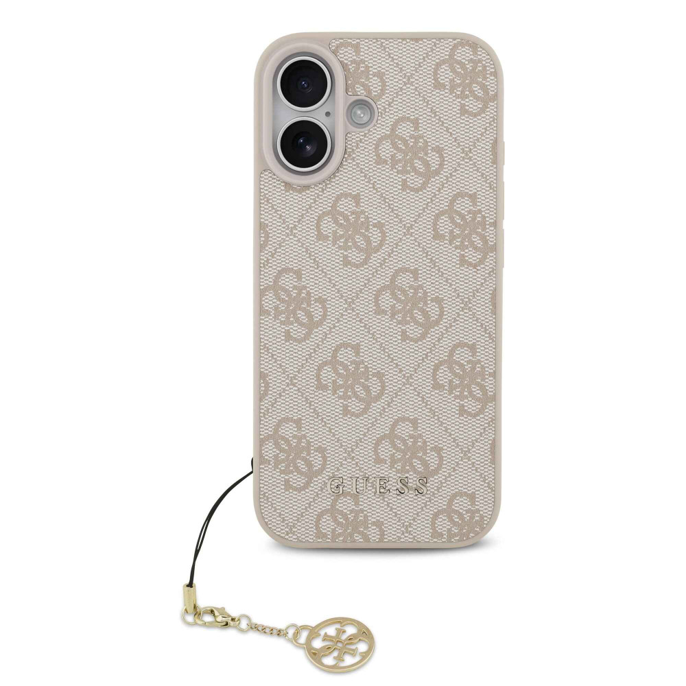 Калъф Guess GUHMP17SGF4GCP Charm Tone on Tone Pink за Apple iPhone 17 Калъф Guess GUHMP17SGF4GCP Charm Tone on Tone Pink за Apple iPhone 17