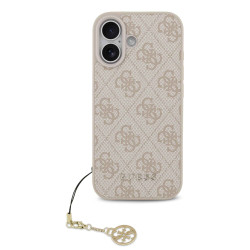 Калъф Guess GUHMP17SGF4GCP Charm Tone on Tone Pink за Apple iPhone 17 Калъф Guess GUHMP17SGF4GCP Charm Tone on Tone Pink за Apple iPhone 17