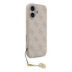 Калъф Guess GUHMP17SGF4GCP Charm Tone on Tone Pink за Apple iPhone 17 Калъф Guess GUHMP17SGF4GCP Charm Tone on Tone Pink за Apple iPhone 17