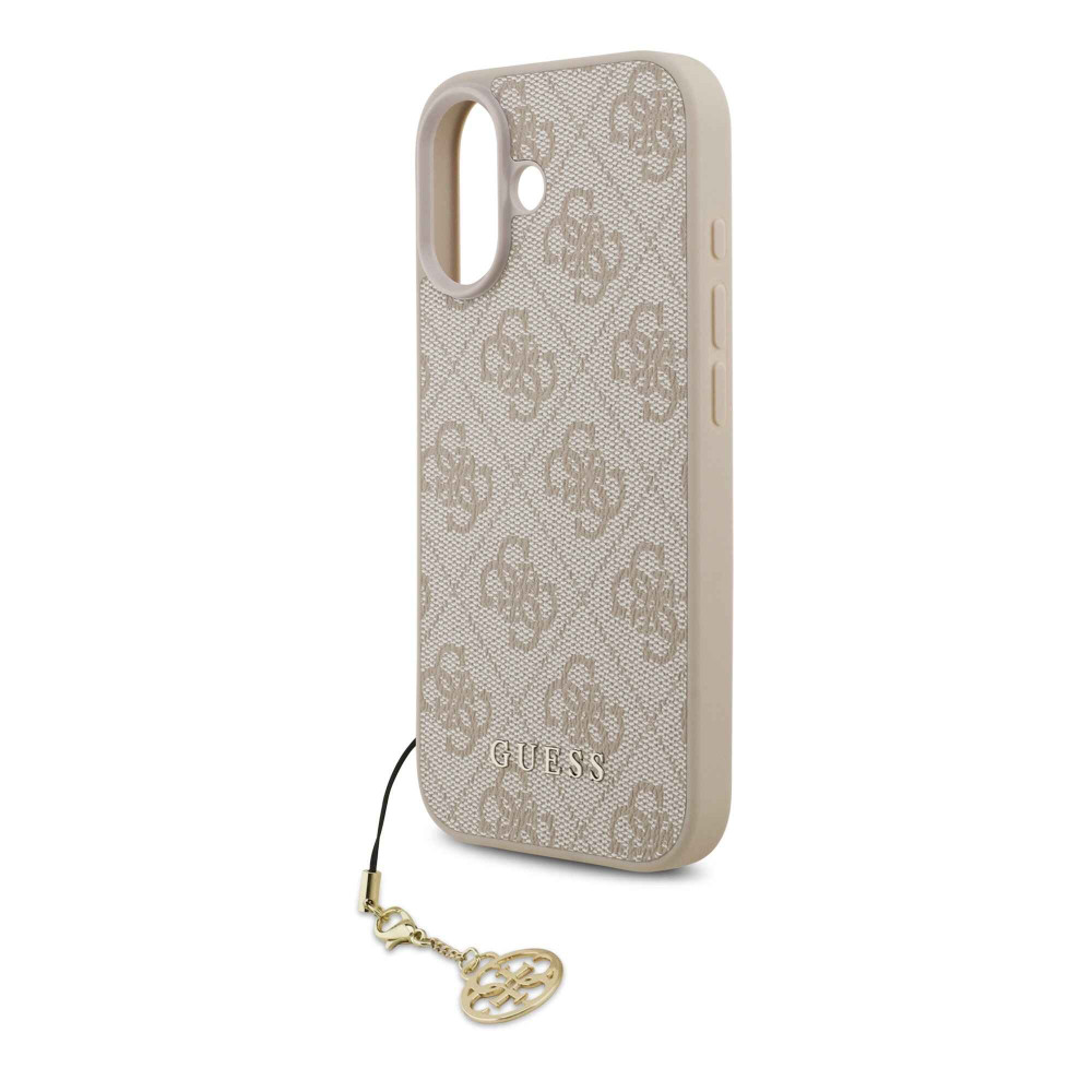 Калъф Guess GUHMP17SGF4GCP Charm Tone on Tone Pink за Apple iPhone 17 Калъф Guess GUHMP17SGF4GCP Charm Tone on Tone Pink за Apple iPhone 17