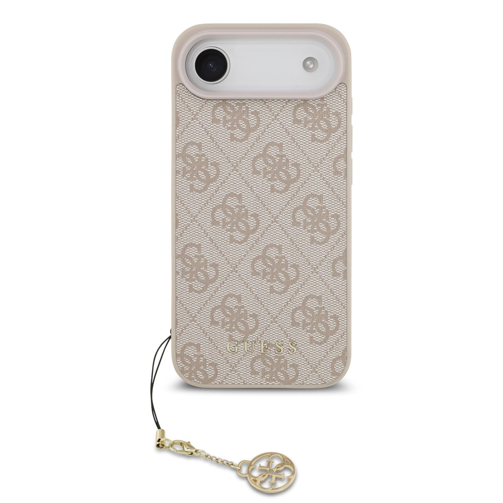 Калъф Guess GUHMP17MGF4GCP Charm Tone on Tone Pink за Apple iPhone 17 Air