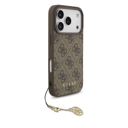Калъф Guess GUHMP17LGF4GCW Charm Tone on Tone Brown за Apple iPhone 17 Pro Калъф Guess GUHMP17LGF4GCW Charm Tone on Tone Brown за Apple iPhone 17 Pro