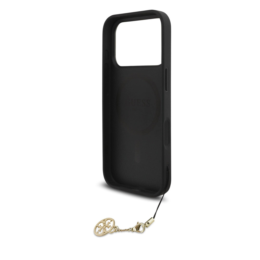 Калъф Guess GUHMP17LGF4GCK Charm Tone on Tone Grey за Apple iPhone 17 Pro Калъф Guess GUHMP17LGF4GCK Charm Tone on Tone Grey за Apple iPhone 17 Pro