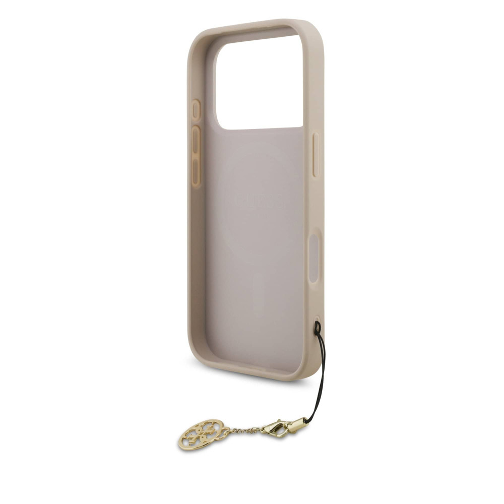 Калъф Guess GUHMP17LGF4GCP Charm Tone on Tone Pink за Apple iPhone 17 Pro Калъф Guess GUHMP17LGF4GCP Charm Tone on Tone Pink за Apple iPhone 17 Pro