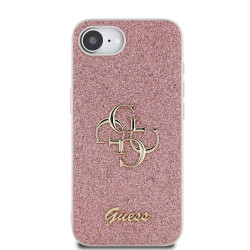 Калъф Guess PU Fixed Glitter 4G Metal Logo Pink GUHCPSE4HG4SGPза Apple iPhone 16e Калъф Guess PU Fixed Glitter 4G Metal Logo Pink GUHCPSE4HG4SGPза Apple iPhone 16e