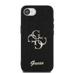 Калъф Guess PU Fixed Glitter 4G Metal Logo Black GUHCPSE4HG4SGK за Apple iPhone 16e Калъф Guess PU Fixed Glitter 4G Metal Logo Black GUHCPSE4HG4SGK за Apple iPhone 16e